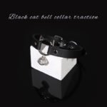 BDSM Kitten Bell Collar with Metal Lead Chain, PU Material, For Couples' Play Toys and BDSM Role-Play - Image 4