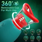 Lola – 4 IN 1 Rose Sex Toy Licking Vibrator with 10 Mouth Kissing Vibrations & 3 Auto/Manual Suction - Image 2