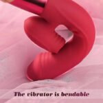 10 Licking & Powerful Vibration Heating Rabbit Vibrator G Spot Vibrators Dildo Clitoral Stimulator - Image 3