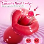 Nevaeh – 4IN1 Mouth Sucking Vibrator 10 Tongue Licking 3 Auto & 1 Manual Sucking Clit Nipple G Spot Vibrators - Image 4