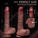 Kyle – Realistic Thrusting 5 Thrusting & Vibrating Modes G Spot Dildo Vibrator with Strong Suction Cup - Image 3
